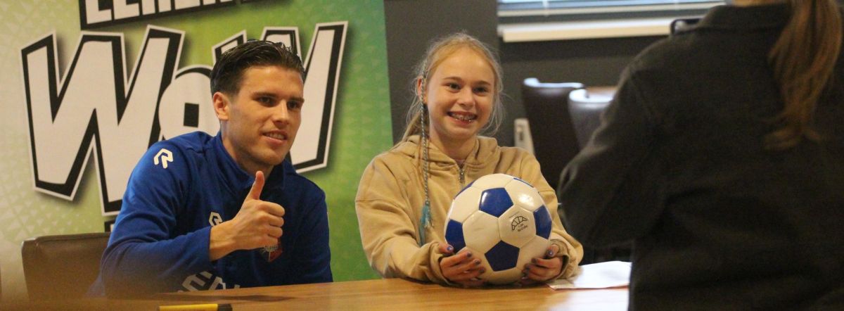 Een geslaagde middag voor de kinderen van Playing for Succes!